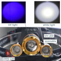 multi-functional uv and white head lamp